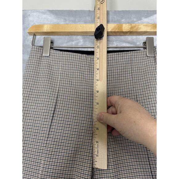 Banana Republic Pants Womens 2 Brown Black Houndstooth Stretch Career Fall 2020 - Picture 9 of 11